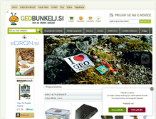 Tablet Screenshot of geobunkelj.si